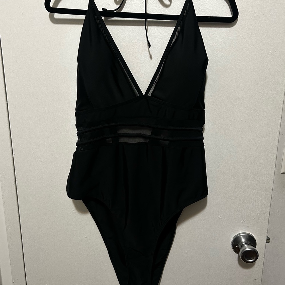 Stylish Black One Piece